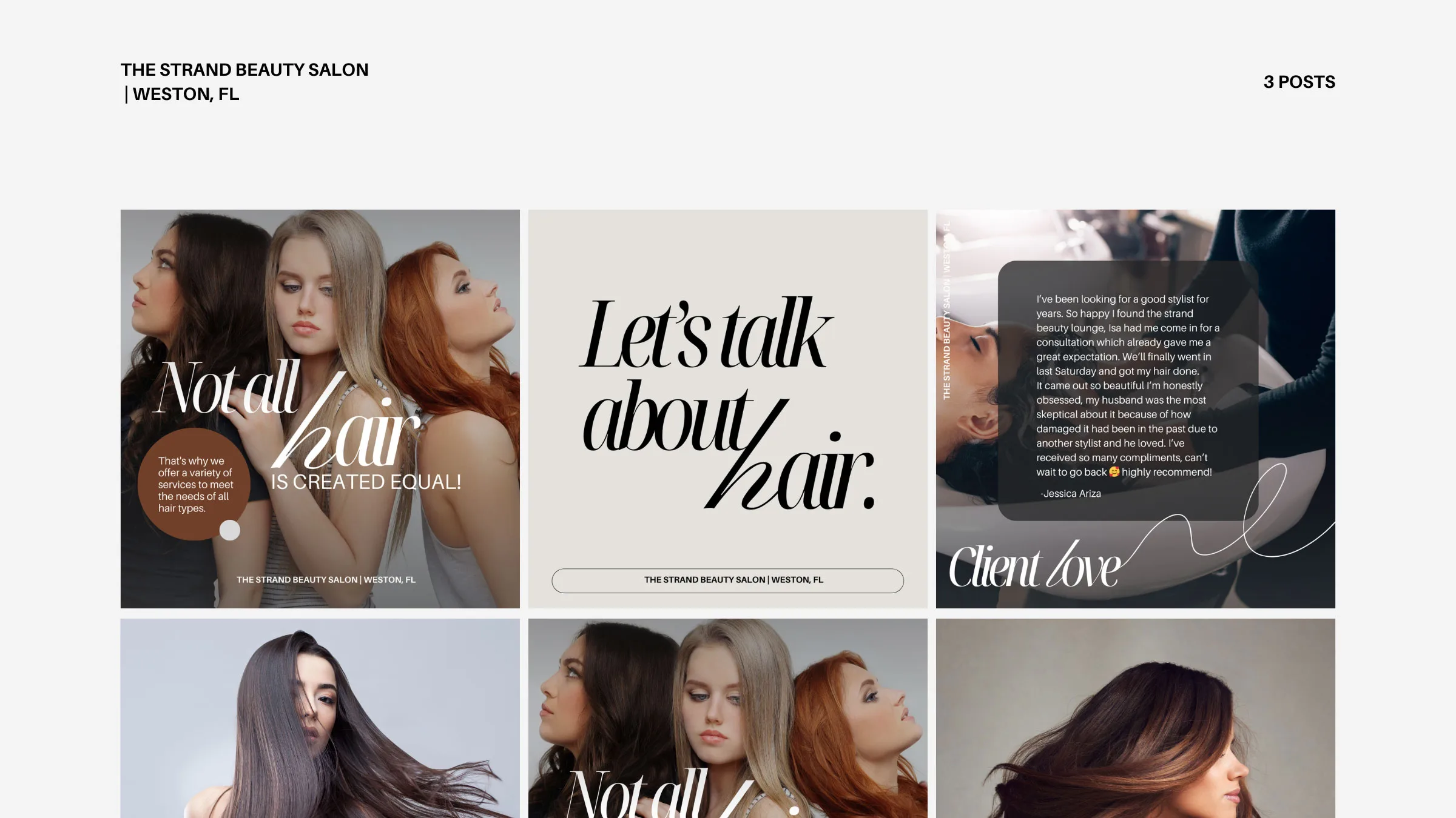 THE STRAND BEAUTY SALON