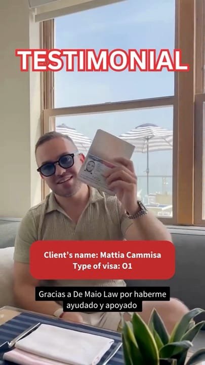 De Maio Law immigration client testimonial reel